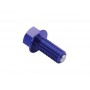 Tornillo/Tapón magnético para drenaje aceite motor Azul ZETA RACING Honda