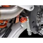 Tapa para el deposito del líquido de freno trasero BREMBO de color Naranaja de la marca ZETA RACING para moto KTM